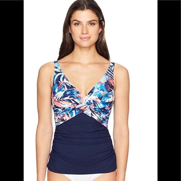 Profile by Gottex tropical tankini top. NWT - Picture 2 of 11